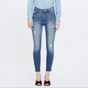 Mother vamp fray jeans